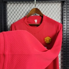Long-Sleeve Retro 2007-2008 Manchester United Home Football jersey retro