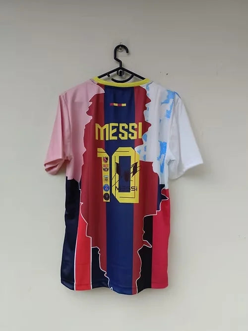 Lionel Messi All Clubs Fan Jersey.