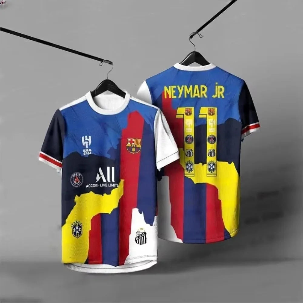 Neymar Jr. All Clubs Fan Jersey.