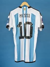 Messi Argentina 2022 World Cup Kit.
