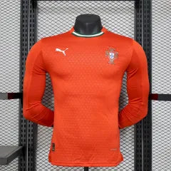 2025-26 Portugal Home Long Sleeves Player Version RONALDO